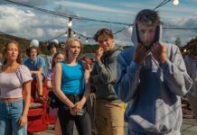 From Small Towns To Global Screens: The Rise Of ‘Rykter’ Stars Benjamin Ebbesen And Teo Tomczuk Cast of Rumours (Rykter). Four leads left to right Alisah Sussmann(Sara), Sisilja Garen(Thea), Teo Tomczuk(Mathias) and Benjamin Ebbesen(Erik). (Credit: Sondre Mogård Løvheim) Supplied.