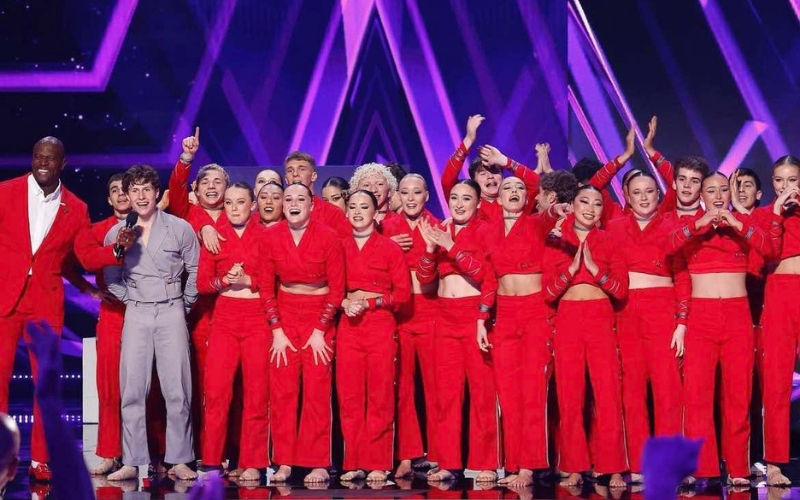 Brent Street after performing in the Finals of AGT. (NBC Universal)