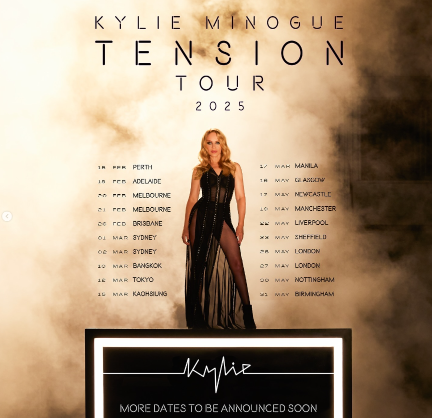 Kylie Minogue Tour Dates