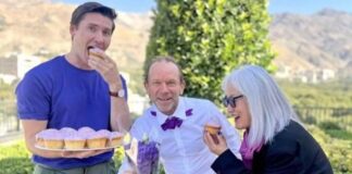 Australian Embassy Defies Iran’s Anti-LGBTQIA+ Laws, Celebrates Inclusion Australian Ambassador to Iran Ian McConville joins other members of the Australian Embassy in Iran celebrating Wear it Purple Day. (Instagram)