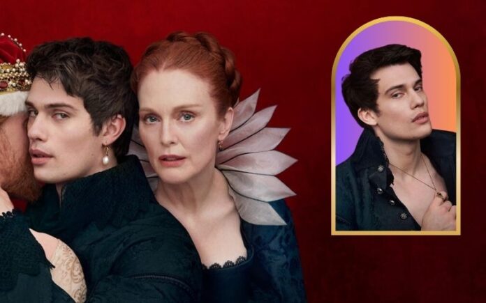 Mary & George stars Julianne Moore and Nicholas Galitzine. (SkyStudios)