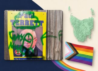 Tasmanian Councillor’s Campaign Signs Defaced With Racist And Homophobic Slurs